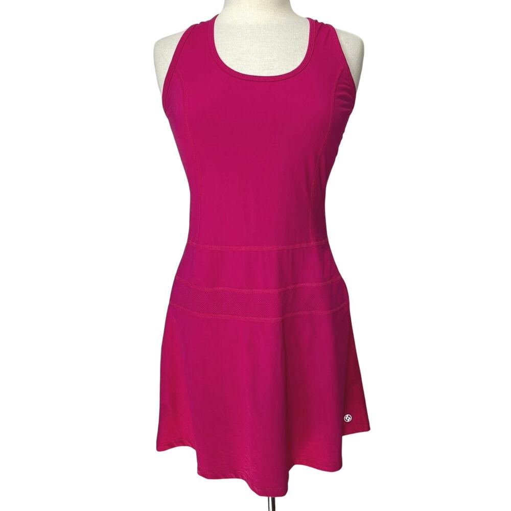 Lija Golf Tennis Lightweight Sleeveless Stretch Pink Dress Women's Size Medium